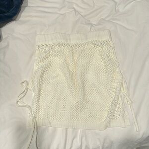 Crotchet mini skirt